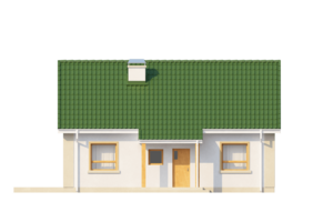 Rodinný dom so sedlovou strechou a možnosťou podkrovia - projekt Z12