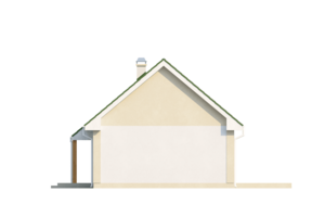 Rodinný dom so sedlovou strechou a možnosťou podkrovia - projekt Z12