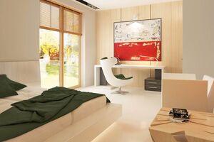 Jednopodlažný rodinný dom s garážou - moderný dizajn - projekt Zx49